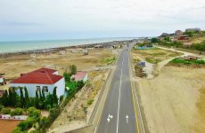 Prezident İlham Əliyev yenidən qurulan Pirşağı-Novxanı və Binəqədi-Novxanı-Corat yollarının açılışında iştirak edib (FOTO)