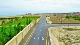 Prezident İlham Əliyev yenidən qurulan Pirşağı-Novxanı və Binəqədi-Novxanı-Corat yollarının açılışında iştirak edib (FOTO)