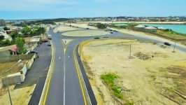 Prezident İlham Əliyev yenidən qurulan Pirşağı-Novxanı və Binəqədi-Novxanı-Corat yollarının açılışında iştirak edib (FOTO)