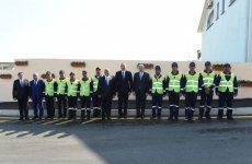 Prezident İlham Əliyev yenidən qurulan Pirşağı-Novxanı və Binəqədi-Novxanı-Corat yollarının açılışında iştirak edib (FOTO)