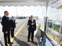Prezident İlham Əliyev yenidən qurulan Pirşağı-Novxanı və Binəqədi-Novxanı-Corat yollarının açılışında iştirak edib (FOTO)