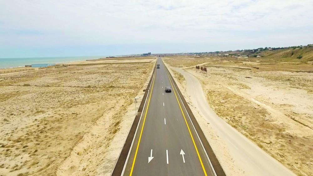 Prezident İlham Əliyev yenidən qurulan Pirşağı-Novxanı və Binəqədi-Novxanı-Corat yollarının açılışında iştirak edib (FOTO)