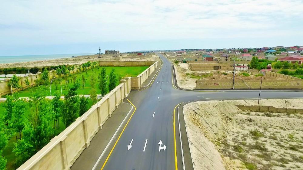 Prezident İlham Əliyev yenidən qurulan Pirşağı-Novxanı və Binəqədi-Novxanı-Corat yollarının açılışında iştirak edib (FOTO)