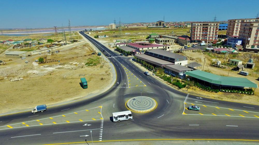 Prezident İlham Əliyev yenidən qurulan Pirşağı-Novxanı və Binəqədi-Novxanı-Corat yollarının açılışında iştirak edib (FOTO)