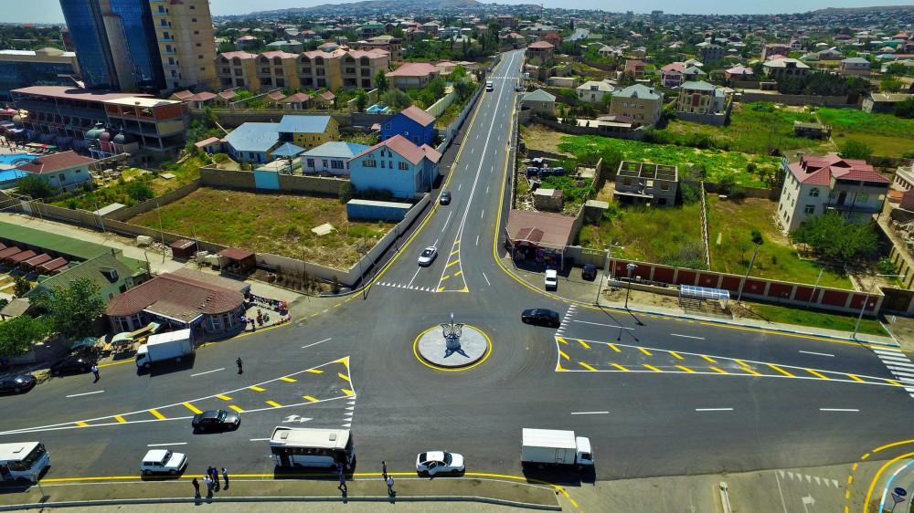 Prezident İlham Əliyev yenidən qurulan Pirşağı-Novxanı və Binəqədi-Novxanı-Corat yollarının açılışında iştirak edib (FOTO)