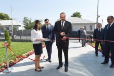 Prezident İlham Əliyev Heydər Əliyev Fondunun təşəbbüsü ilə Qaxda inşa olunmuş 180 yerlik körpələr evi-uşaq bağçasının açılışında iştirak edib (FOTO)
