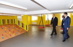 Prezident İlham Əliyev Heydər Əliyev Fondunun təşəbbüsü ilə Qaxda inşa olunmuş 180 yerlik körpələr evi-uşaq bağçasının açılışında iştirak edib (FOTO)