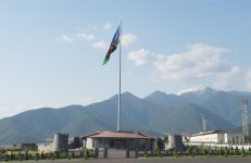 Prezident İlham Əliyev Qaxda Bayraq Muzeyinin açılışında iştirak edib (FOTO)