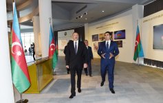 Prezident İlham Əliyev Qaxda Bayraq Muzeyinin açılışında iştirak edib (FOTO)