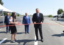 Prezident İlham Əliyev Qax-Qorağan-Zaqatala avtomobil yolunun Qax-Qorağan hissəsinin açılışında iştirak edib (FOTO)