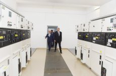 Zaqatalada “Bəhmətli” elektrik yarımstansiyası istismara verilib (FOTO) (YENİLƏNİB)