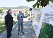 Prezident İlham Əliyev Balakəndə “ABAD Mərkəz”in açılışında iştirak edib (FOTO) (YENİLƏNİB)