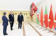 Azərbaycan Prezidenti Balakəndə Bayraq Muzeyinin açılışında iştirak edib (FOTO)