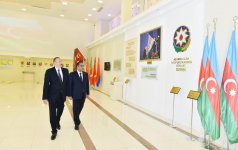 Azərbaycan Prezidenti Balakəndə Bayraq Muzeyinin açılışında iştirak edib (FOTO)