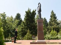 Prezident İlham Əliyev Zaqatala rayonuna səfərə gəlib (FOTO)