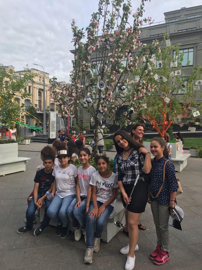 Heydər Əliyev Fondunun dəstəyi ilə Bakının uşaq evlərinin sakinləri Moskvaya səfər edib (FOTO)