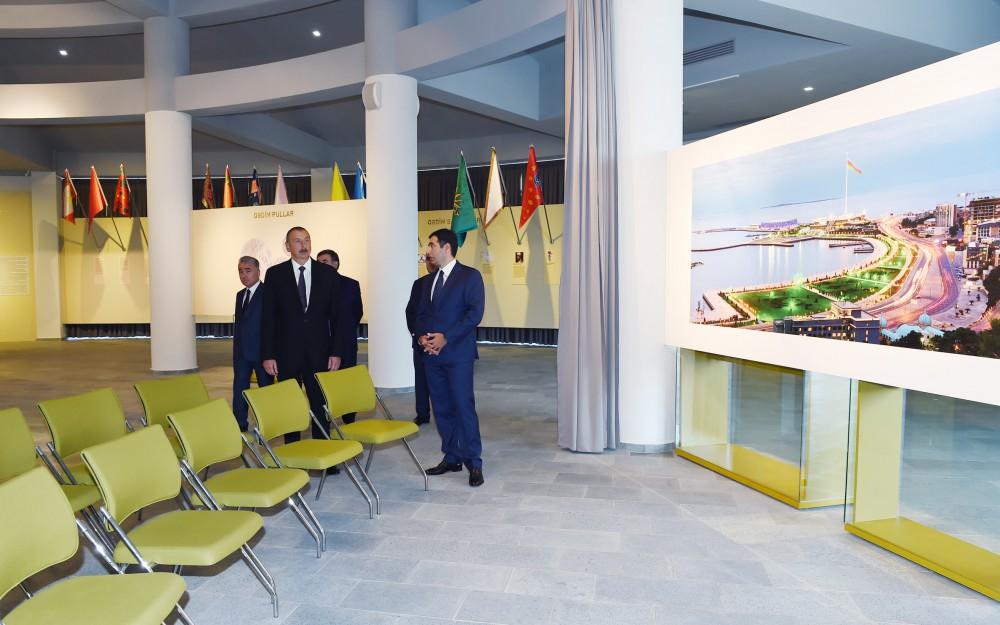 Prezident İlham Əliyev Qaxda Bayraq Muzeyinin açılışında iştirak edib (FOTO)