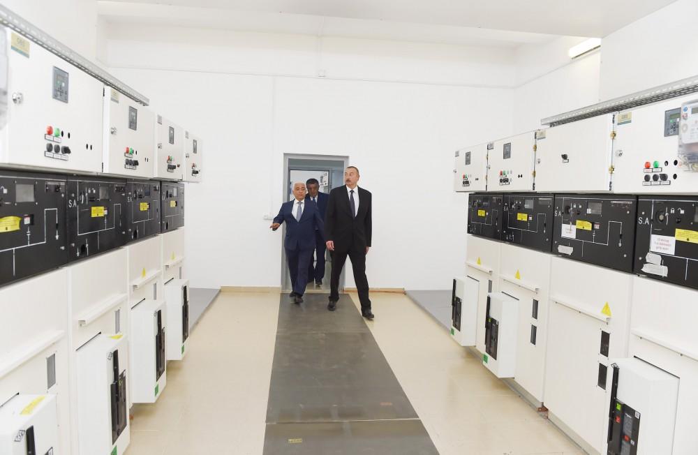 Zaqatalada “Bəhmətli” elektrik yarımstansiyası istismara verilib (FOTO) (YENİLƏNİB)