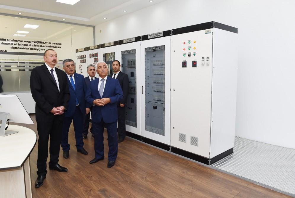 Zaqatalada “Bəhmətli” elektrik yarımstansiyası istismara verilib (FOTO) (YENİLƏNİB)