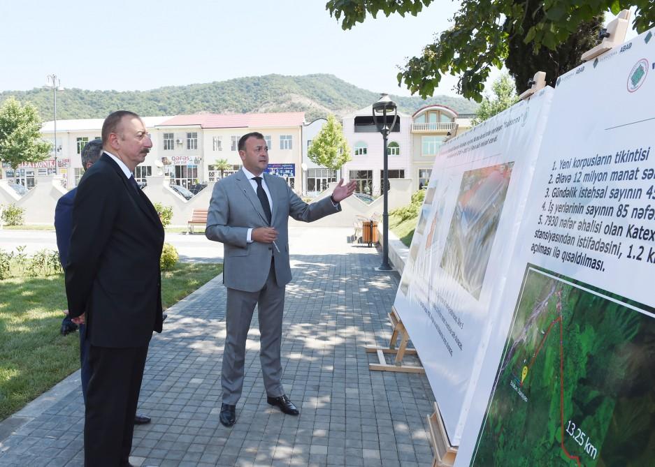 Prezident İlham Əliyev Balakəndə “ABAD Mərkəz”in açılışında iştirak edib (FOTO) (YENİLƏNİB)