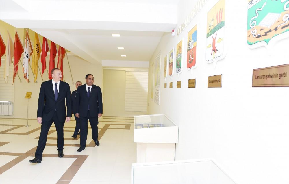 Azərbaycan Prezidenti Balakəndə Bayraq Muzeyinin açılışında iştirak edib (FOTO)