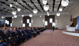 Qaxda Prezident İlham Əliyevin sədrliyi ilə barama, tütün və fındıq istehsalının inkişafı məsələlərinə dair respublika müşavirəsi keçirilib (YENİLƏNİB-4) (FOTO)