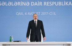 Qaxda Prezident İlham Əliyevin sədrliyi ilə barama, tütün və fındıq istehsalının inkişafı məsələlərinə dair respublika müşavirəsi keçirilib (YENİLƏNİB-4) (FOTO)