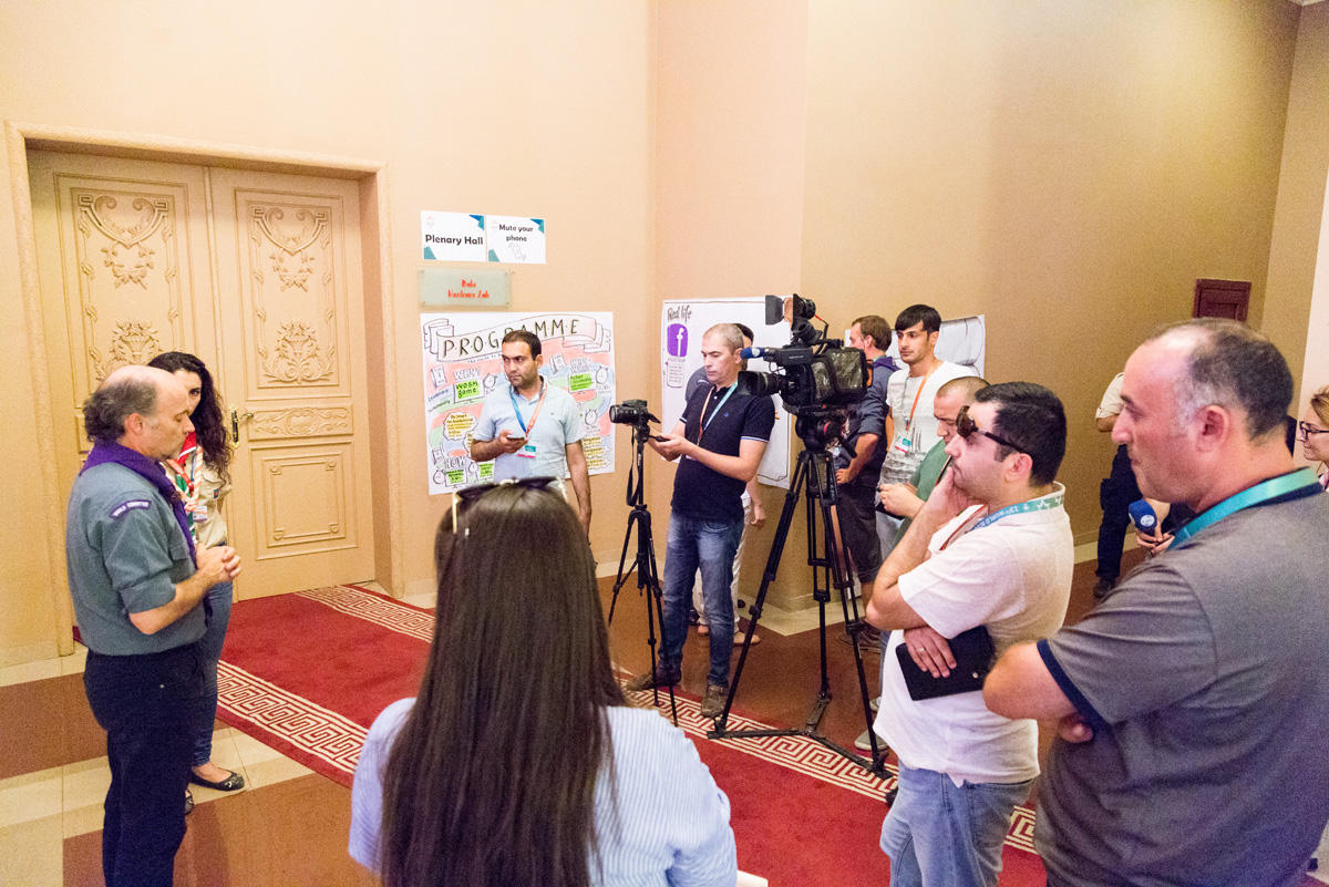 Azərbaycanda 13-cü Dünya Skaut Gənclər Forumu кeçirilir (FOTO)
