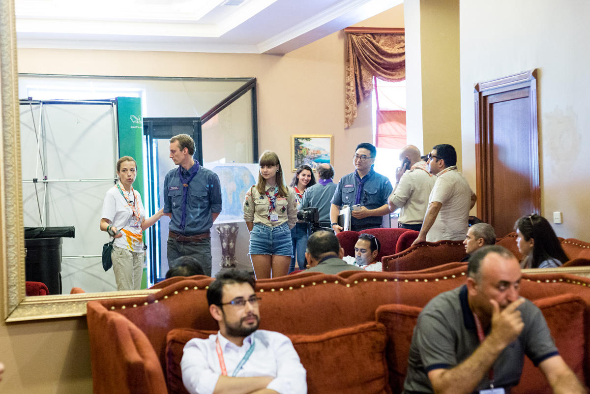Azərbaycanda 13-cü Dünya Skaut Gənclər Forumu кeçirilir (FOTO)