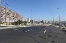 Prezident İlham Əliyev paytaxtın keçmiş "Sovetski" ərazisində yeni yolların açılışında iştirak edib (YENİLƏNİB) (FOTO)