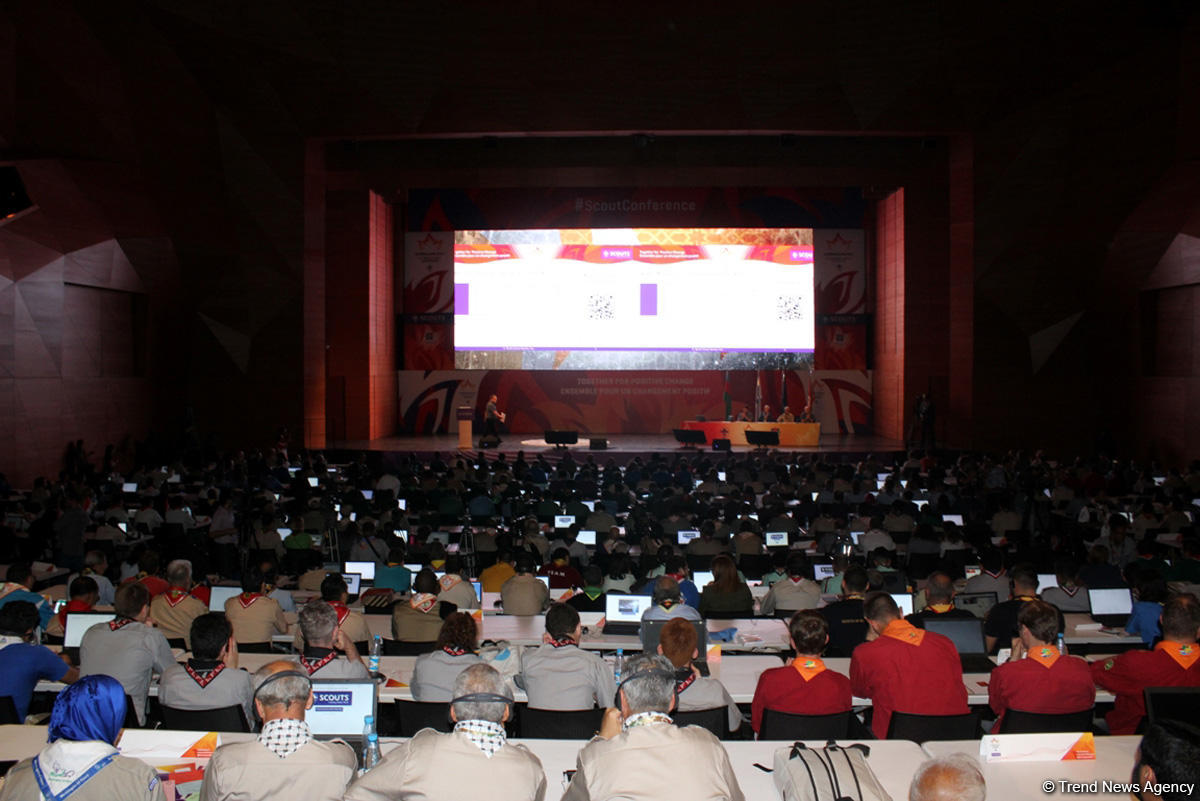 Dünya Skautlarının liderləri 41-ci Ümumdünya Skaut konfransı üçün Bakıya toplaşır (FOTO)