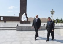 Prezident İlham Əliyev Göygöldəki Qələbə parkında yaradılan şəraitlə tanış olub (FOTO)