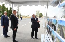Prezident İlham Əliyev Zazalı-“İmamzadə” kompleksi-Gəncə avtomobil yolunun açılışında iştirak edib (FOTO)