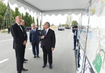 Prezident İlham Əliyev Zazalı-“İmamzadə” kompleksi-Gəncə avtomobil yolunun açılışında iştirak edib (FOTO)
