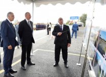 Prezident İlham Əliyev Samux-Füzuli-Lək-Əlibayramlı-Qarabağlar-Çobanabdallı-Samux avtomobil yolunun açılışında iştirak edib (FOTO)