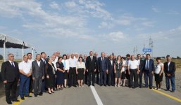 Prezident İlham Əliyev Samux-Füzuli-Lək-Əlibayramlı-Qarabağlar-Çobanabdallı-Samux avtomobil yolunun açılışında iştirak edib (FOTO)