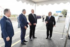 Prezident İlham Əliyev Samux-Füzuli-Lək-Əlibayramlı-Qarabağlar-Çobanabdallı-Samux avtomobil yolunun açılışında iştirak edib (FOTO)