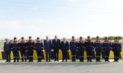 Prezident İlham Əliyev Samux-Füzuli-Lək-Əlibayramlı-Qarabağlar-Çobanabdallı-Samux avtomobil yolunun açılışında iştirak edib (FOTO)