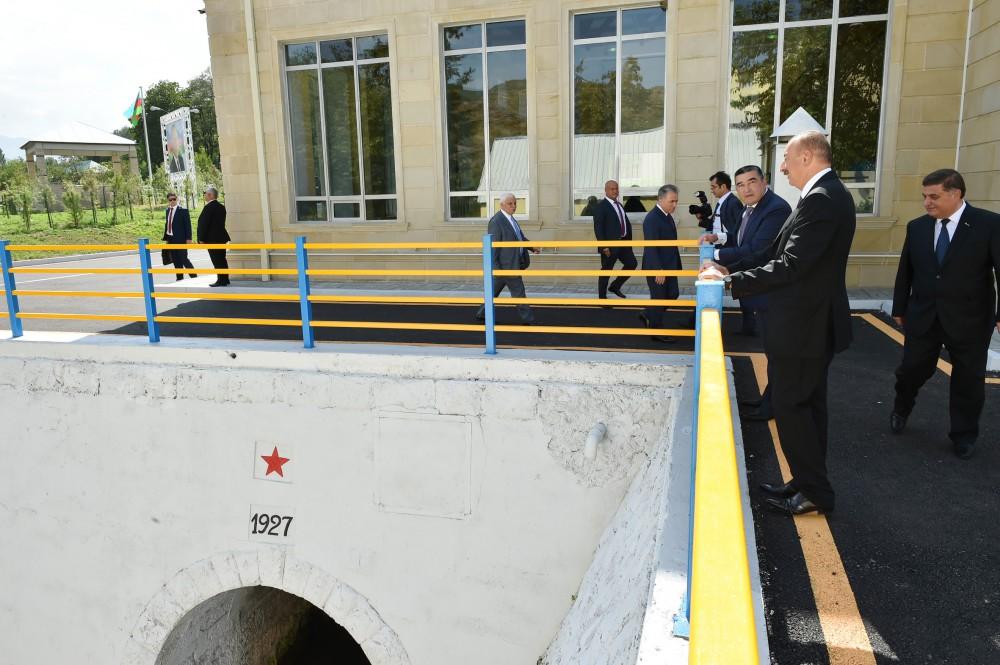 Göygöldə “Çiçəkli” Su Elektrik Stansiyası əsaslı yenidənqurmadan sonra istismara verilib (FOTO)