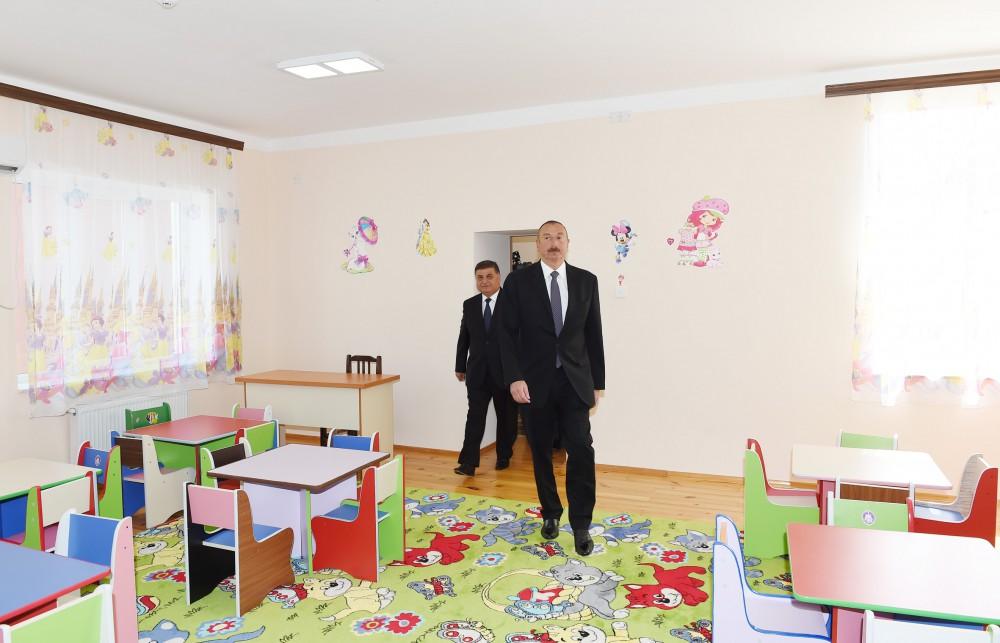Prezident İlham Əliyev Göygöldə körpələr evi-uşaq bağçasının açılışında iştirak edib (FOTO)