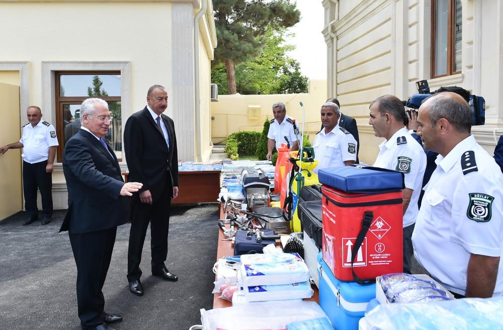 Prezident İlham Əliyev Göygöl Zona Baytarlıq Laboratoriyasında yaradılan şəraitlə tanış olub (FOTO)
 (Yenilənib)