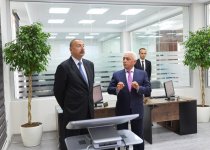 Prezident İlham Əliyev “Azərişıq” ASC-nin Şəmkir avtomat idarəetmə və nəzarət mərkəzinin açılışında iştirak edib (FOTO)