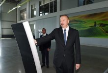 Prezident İlham Əliyev “Şəmkir Aqroparkı”nın Logistika Mərkəzinin açılışında iştirak edib (FOTO)