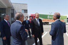 Prezident İlham Əliyev “Şəmkir Aqroparkı”nın Logistika Mərkəzinin açılışında iştirak edib (FOTO)