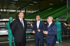 Prezident İlham Əliyev “Şəmkir Aqroparkı”nın Logistika Mərkəzinin açılışında iştirak edib (FOTO)
