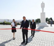 Azərbaycan Prezidenti Gədəbəydə Heydər Əliyev Mərkəzinin açılışda iştirak edib (FOTO)