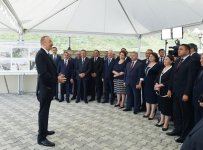 Prezident İlham Əliyev Gədəbəy rayonunun içməli su təchizatı layihəsinin açılışında iştirak edib (FOTO) (YENİLƏNİB)