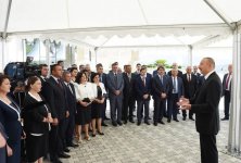Prezident İlham Əliyev Gədəbəy rayonunun içməli su təchizatı layihəsinin açılışında iştirak edib (FOTO) (YENİLƏNİB)