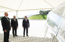 Prezident İlham Əliyev Gədəbəy rayonunun içməli su təchizatı layihəsinin açılışında iştirak edib (FOTO) (YENİLƏNİB)