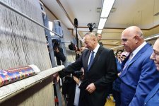 Prezident İlham Əliyev “Azərxalça” ASC-nin Şəmkir filialının açılışında iştirak edib (FOTO) (YENİLƏNİB)